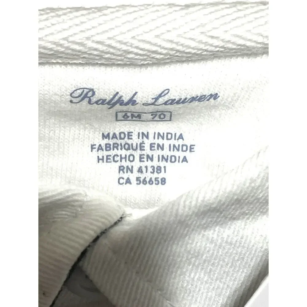 Ralph Lauren Baby Boy BIG PONY Coveralls Size 6 Months Mos. 3-6 Months NEW